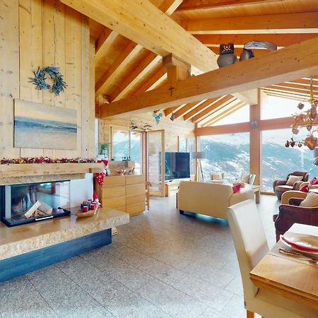 Etoiles Des Neiges Luxe & Jacuzzi Chalet 12 Pers By Alpvision Residences Heremence Exterior photo